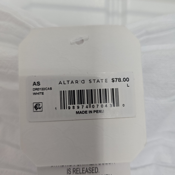 Altar'd State White Strapless Dress - Picture 4 of 5